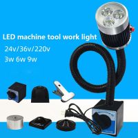 24V 220V Machine Light LED Machine Tool Light Magnetic / Screw Base Super Bright Lathe Work Lighting Industrial Table Lamp