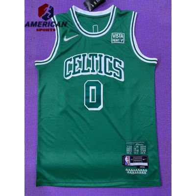 เสื้อยืด NBA (Stitching) 2022 Regatta shirt Boston Celtics Jersey Jayson Tatum 2020/21 player Swingman เย็บ 100%