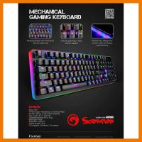 HOT!!ลดราคา Marvo KG954G ไฟสวยมาก Mechanical Keyboard Full RGB แมคคานิคอล คีย์บอด แป้นพิมพ์ไทย-อังกฤษ ##ที่ชาร์จ แท็บเล็ต ไร้สาย เสียง หูฟัง เคส Airpodss ลำโพง Wireless Bluetooth โทรศัพท์ USB ปลั๊ก เมาท์ HDMI สายคอมพิวเตอร์