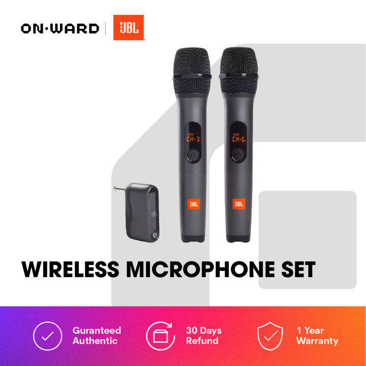 JBL Wireless Microphone Set Wireless two microphone system | Lazada PH