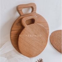 Teak Wood Cutting Board Wooden Teak Cutting Board Round