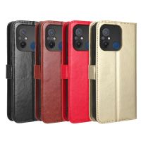 เคส12C แบบกระเป๋าสตางค์สำหรับ ForXiaomi Redmi PU หนังกลับเคสโทรศัพท์ Redmi 12C พับได้เคสโทรศัพท์