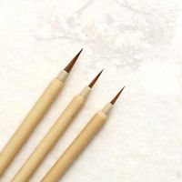 dfh❧∋☑  Chinese Calligraphy Brushes Watercolor Painting Weasel Hair Regular Script Writing