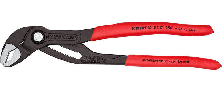 knipex-87-01-250-sb-water-pump-pliers-cobra-9-84-in-blister-packaging