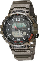 Casio Mens Pro Trek Quartz Sport Watch with Resin Strap GREEN