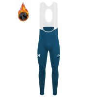 Winter PNS Fleece Thermal Men’s Cycling Long Bibs Pants Tights Pad Warm Cycling Bib Trousers Mountain Bike Pants