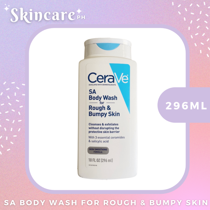 CERAVE SA Body Wash for Rough & Bumpy Skin 296ml Lazada PH