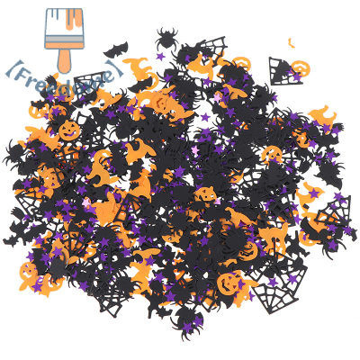 【Freedome】 15g Halloween Confetti ฟักทองแมงมุมแม่มด Confetti โรยตกแต่งโต๊ะ