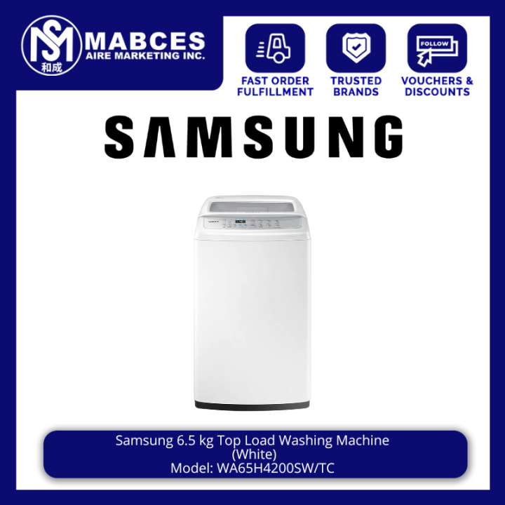 Samsung 6.5 kg Top Load Washing Machine WA65H4200SW/TC Lazada PH