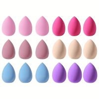 xixibeauty 18pcs Soft Mini Beauty Sponge Blender Set - Wet and Dry Use for Powder, Cream, and Liquid Application - Perfect for Makeup Starters and Lovers