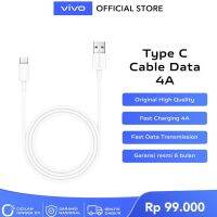 d ราคาพิเศษ|| Vivo Original Type C Cable Data 4A - Fast-charging 4A, Fast Data Transmission, รับประกันอย่างเป็นทางการ 6 เดือน zed