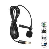 Portable Lavalier Microphone 3.5mm Hands-free Cord Line Omnidirectional Mini Microphone For Laptop PC Mobile Phone 1.5m Wire Mic