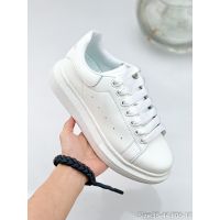 Alexander  McQueen   for   mens  and  womens    running   shoes  all white  COD