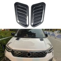 Universal Carbon Fiber Car Decorative Cell Air Flow Intake Hood Scoop Bonnet Vent Cover Stickers Decoration Styling