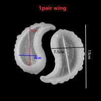Angel Wing Storage Tray Silicone Molds Feather Dish Plate UV Epoxy Resin Mold For DIY Art Carfts Jewelry Making Resin Mold