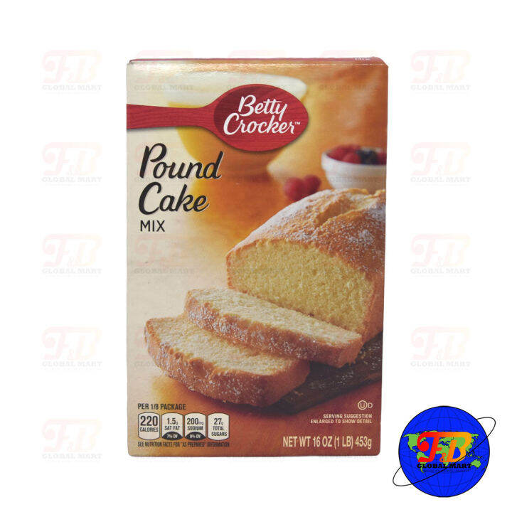 Betty Crocker Pound Cake Mix 453g Lazada PH