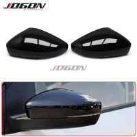 Black Side Wing Rear View Mirror Cover Case Shell Trim Caps Replacement For Volkswagen For VW Polo Mk5 6R 6C V 2009-2017