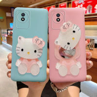 เคส Vivo Y36 Y02 Y02A สีสันสวยงามนุ่มเนียนพร้อมกระจกแต่งหน้าเคสโทรศัพท์แบบนิ่มเคสโทรศัพท์ Vivo Y02 กล้องปกป้องเคสโทรศัพท์