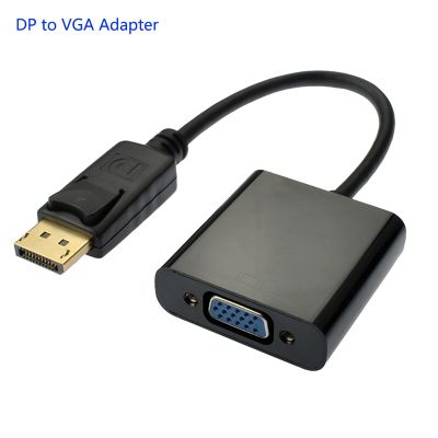 ∏₪ 2021 DP to VGA Adapter Display Port to VGA Converter DP Cables Adapter VGA Cables Displayport to VGA DLLE DP Adapter For Laptop