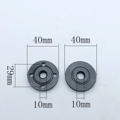 HH-DDPJ2pcs Thread Replacement Angle Grinder Type 100 Modified Type 125 Inner 10mm Outer Flange Nut Set Electric Angle Grinder Parts