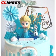 Climber Shop Disney Theme Elsa Princess Frozen Figures Olaf PVC Birthday