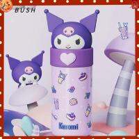 BUSH ของขวัญสำหรับเด็ก Kuromi/Melody/Cinnamoroll จุได้มาก เหล็กไร้สนิม ขวดสูญญากาศขวด ถ้วยถ้วยน้ำ ขวดน้ำน้ำ แก้วเก็บความร้อน350มล.