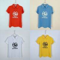 UTAA ฤดูร้อนของผู้หญิงกางเกงเล่นกอล์ฟเกาหลี,ใหม่เสื้อโปโลแห้งเร็วระบายอากาศเข้ากับทุกชุดเสื้อโปโลแขนสั้น Mizuno Honma Scotty PXG1 Cameron1❣►❧