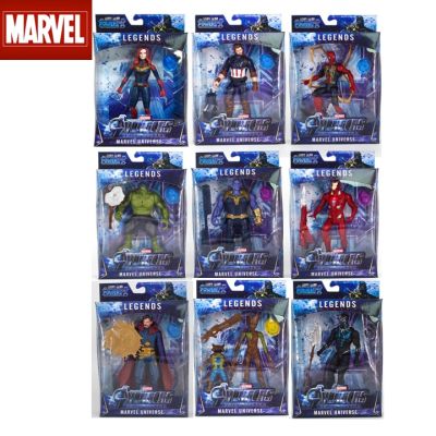ZZOOI 15Cm Marvel Avengers: Endgame Spiderman Ironman Illuminate Anime Figure Action Toy Christmas Gift Movable Joints Rotatable Doll