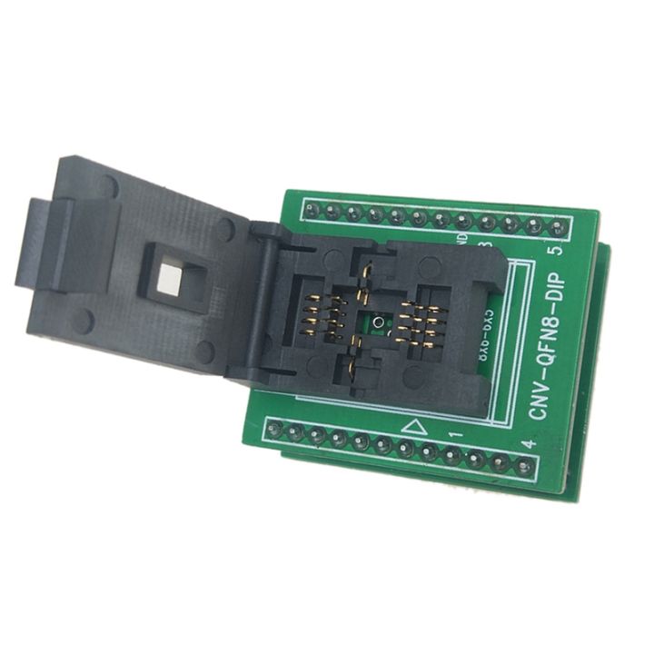 qfn8-dfn8-wson8-programming-socket-pin-pitch-1-27mm-ic-body-size-6x8-mm-clamshell-test-socket-zif-adapter-kelivn-socket