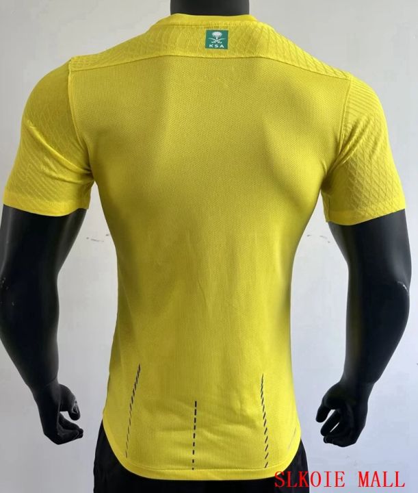 al-nassr-fc-เสื้อบ้าน23-24คุณภาพสูงเล่นเสื้อเจอร์ซีย์เตะฟุตบอลฉบับโรนัลโด
