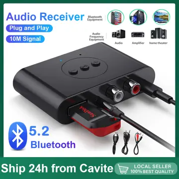 Bluetooth 5.0 Audio Receiver NFC U Disk RCA 3.5mm AUX USB Stereo Music  Wireless Adapter With Mic For Car Kit Speaker Amplifier 