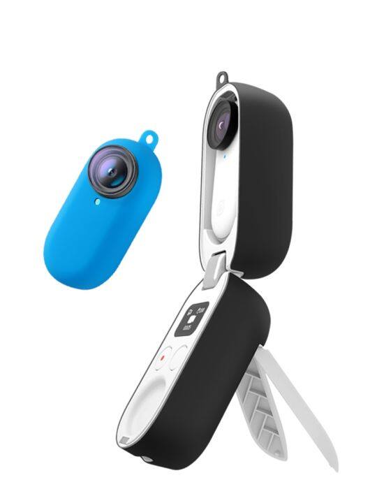 ใช้ซิลิก้าเจลทา-insta360go2เคสโทรศัพท์กันกระแทกลดการสึกหรอทนต่อผิวสัมผัส-go2ชุดแบตเตอรี่ซิลิโคน