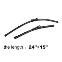 ZZOOI Xukey Wiper Blades For Nissan Qashqai J10 Exact Fitting 2006 2007 2008 2009 2010 2011 2012 2013 Rubber Car Accessories 24"15"