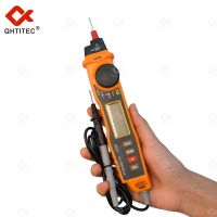 QHTITEC Digital Multimeter Pen AC DC Ammeter Voltmeter 3 In 1 Non-Contact Voltage Detection Professional Electrician Tools Electrical Trade Tools Test