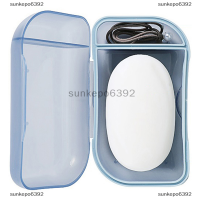 sunkepo6392 1PC แบบพกพาเดินทางปิดผนึกสบู่จานกล่องเก็บของภาชนะพร้อมฝา