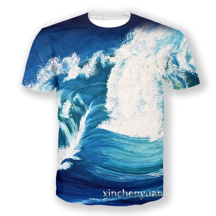 phechion-ใหม่แฟชั่นผู้ชาย-ผู้หญิง-ocean-wave-art-3d-พิมพ์แขนสั้นเสื้อยืดสบายๆ-hip-hop-ฤดูร้อน-t-เสื้อ-tops-s101