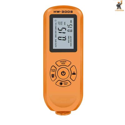 {ร้อน} ขาย Well【HOT 】 HW-300S 0-2000UM LCD ฟิล์มรถสีเคลือบความหนา Tester Gauge