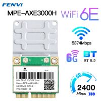 การ์ด Wifi Mini PCIE Wi-Fi 6E 6กิกะเฮิร์ตซ์/5ก./ 2.4กิกะเฮิร์ตซ์สำหรับบลูทูธ5.2 Intel AX210การ์ด Wifi Wlan การ์ด Wifi 802.11AX ไร้สายการ์ดเน็ตเวิร์ก Windows10