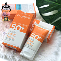 CLARINS SUN CARE ผลิตภัณฑ์ป้องกันแสงแดด Dry Touch Facial Sun Care UVA/UVB 50+ ขนาด 50 มล. ป้ายห้างไทย