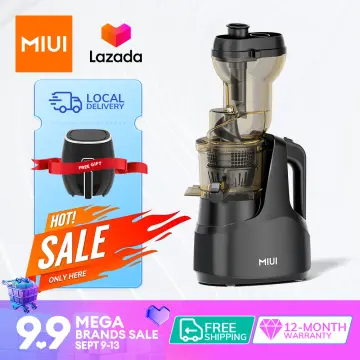 MIUI Cold-Press Juice Extractor Large Inlet Slow Juicer Kitchen Household  Fruit/Vegetable Blender FFX Filter Easy to Clean PRO