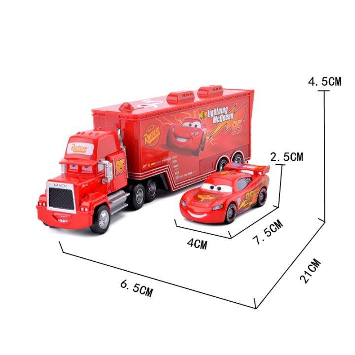 pixar-racing-2ของเล่น-lightning-mcqueen-jackson-storm-mike-le-truck-1-55โมเดลรถอัลลอยของขวัญเด็กชายบูติก