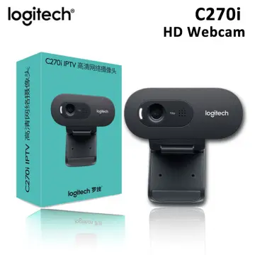 Logitech C270 HD Webcam with iCE USB Condenser Microphone and