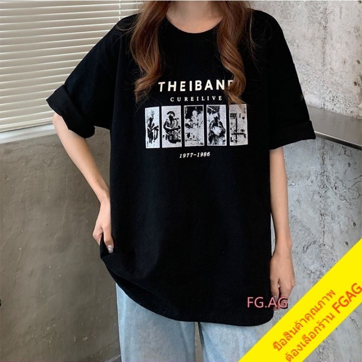 เสื้อยืดลายการ์ตูนไซส์ใหญ่-oversize-tshirt-เสื้อยืดผู้หญิงโอเวอร์ไซส์เสื้อผ้าสาวอวบแฟชั่น-เสื้อยืดทรงหลวมสไตล์เกาหลี-xxl