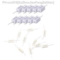 10 PCS 5W 10 Ohm Ceramic Load Resistors 10X Wirewound Ceramic Cement Resistors 100 Ohm 5W Watt 5