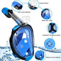 Shenzhen Factory Supply High quality cool design best diving full face snorkel