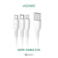 ACMIC สายชาร์จ 2.1/2.4A ความยาว 1M สำหรับ Micro USB/Type-C/L รับประกันสินค้าของแท้ 100%