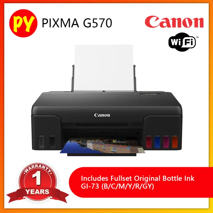 Canon PIXMA G570 Bottle Ink Tank AIO G570 Print only with WiFi