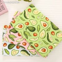 ۩ New 3 Colors Avocado Green Leaf Print Cotton Fabric For Sewing Craft Cloth Quilt Baby Dress Tecido Diy Patchwork Handmade Tissu