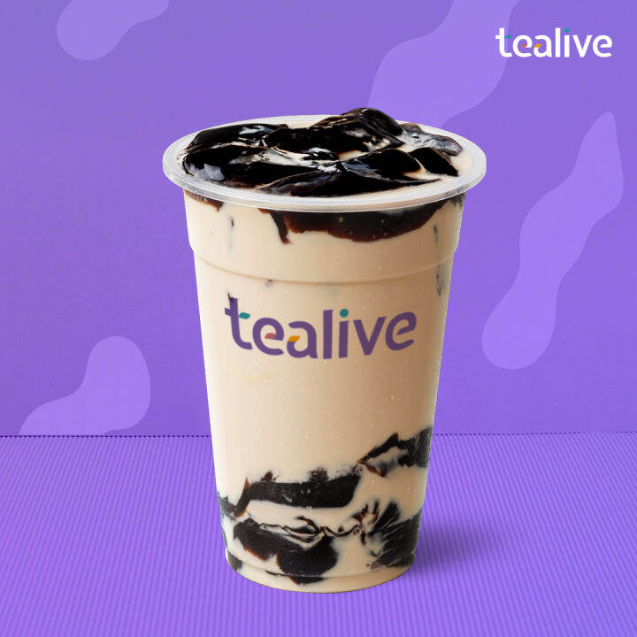 Tealive Roasted Milk Tea with Grass Jelly [Walk-In] | Lazada