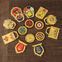 Eight auspicious alloy mobile phone bracket six character mantra mobile phone ring buckle ten phases free King Kong